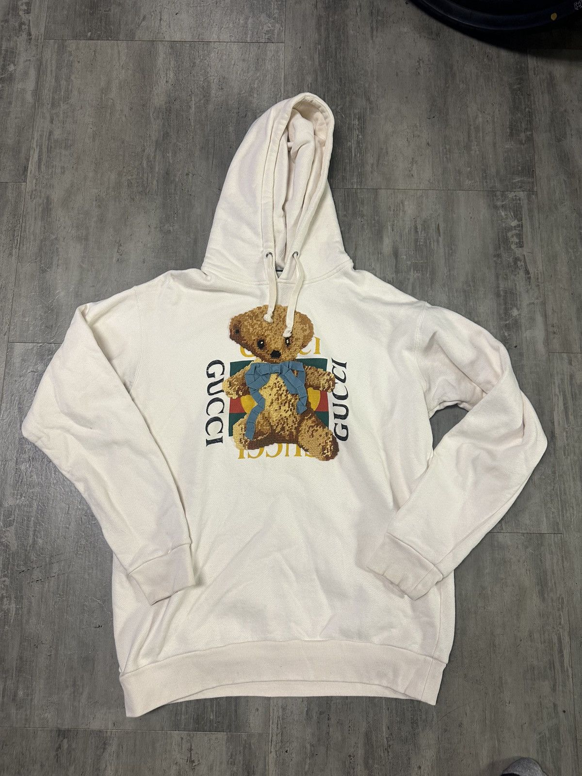 Gucci bear hoodie best sale