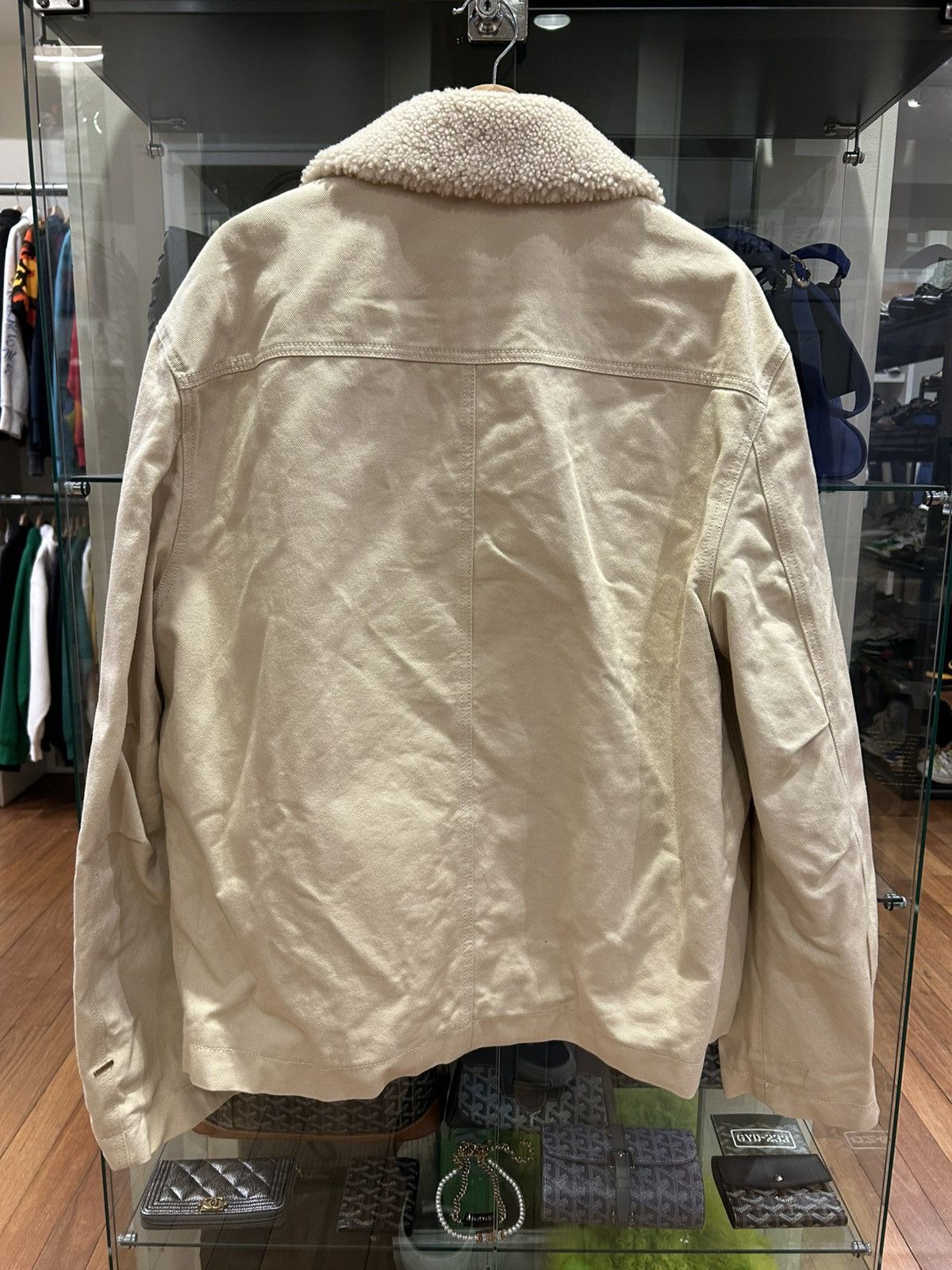 Louis Vuitton Louis Vuitton Shearling Collar Monogram Workwear Jacket Size US L / EU 52-54 / 3 - 2 Thumbnail