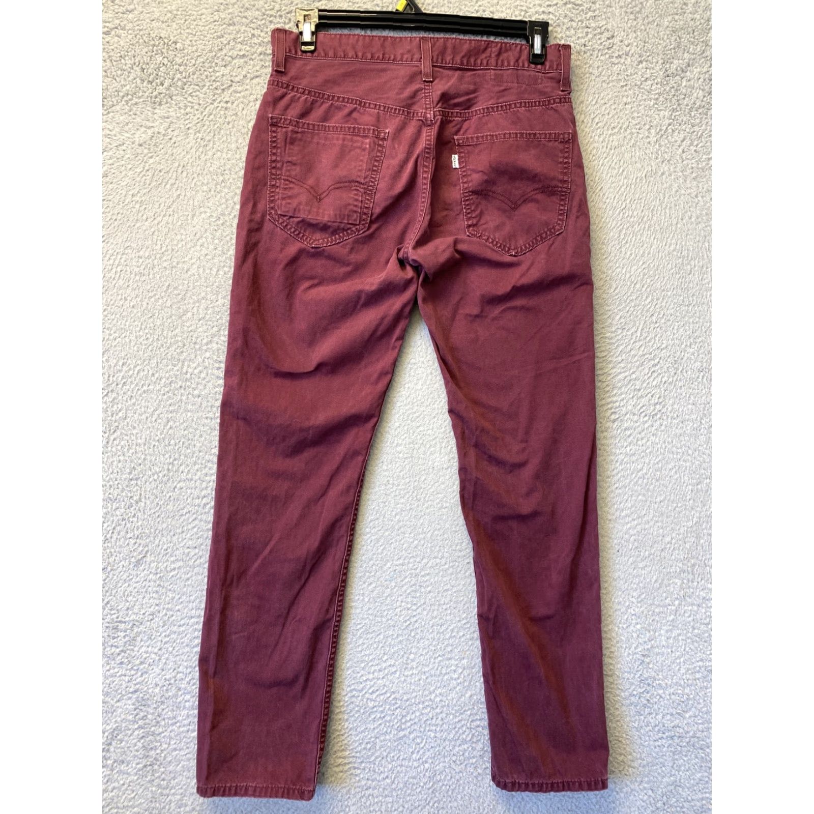Levi's LEVI'S Chino Pants Mens Size 32x32 Red Cotton Slim Fit Straight Leg Size US 32 / EU 48 - 6 Thumbnail