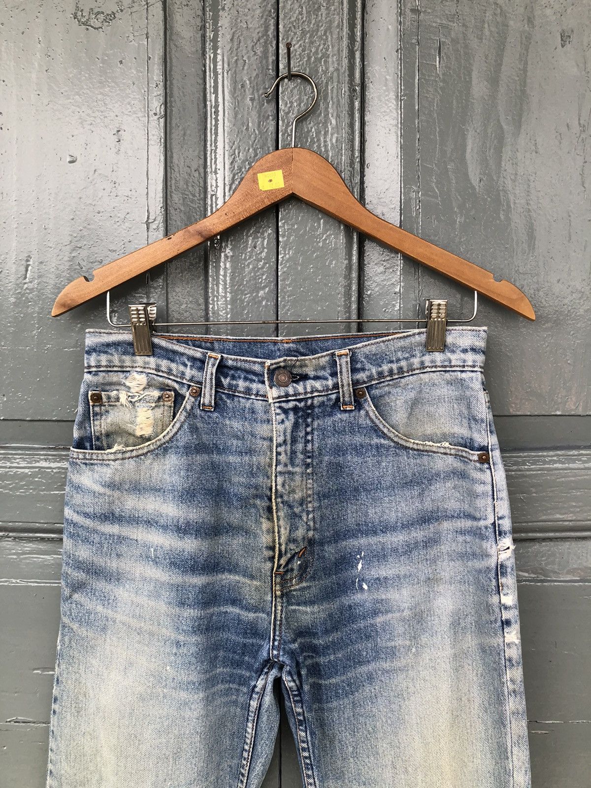 Levi's × Vintage Vintage Levis 505 Distressed Denim Size US 30 / EU 46 - 3 Thumbnail
