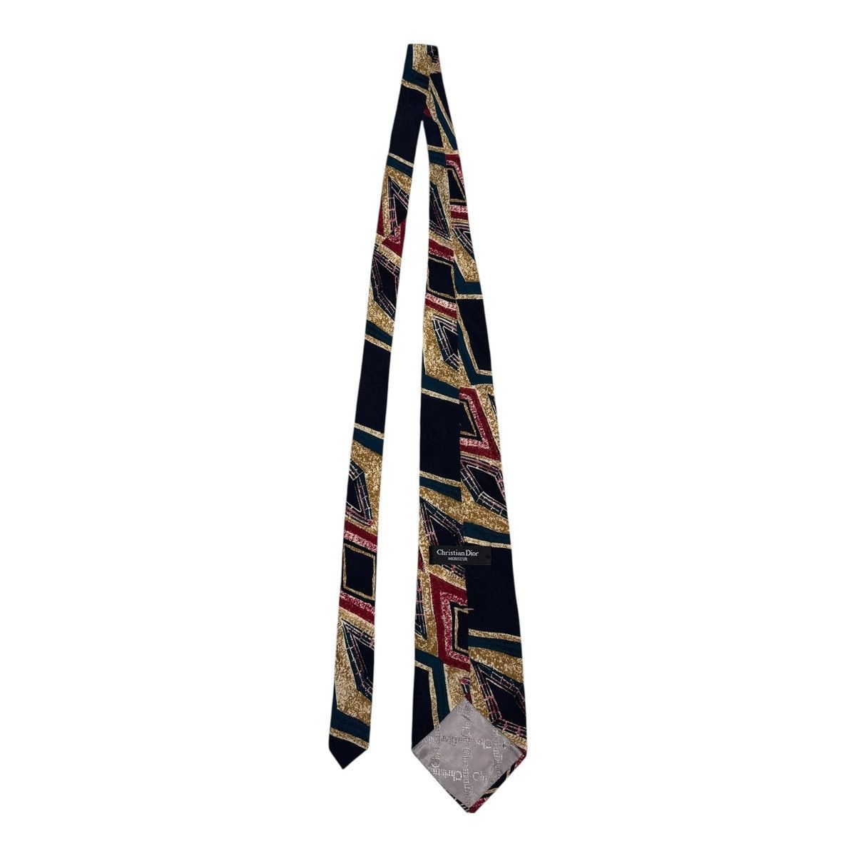 Other 4 Designer Ties Christian Dior Monsieur Jimmy V Valentino Size ONE SIZE - 8 Thumbnail