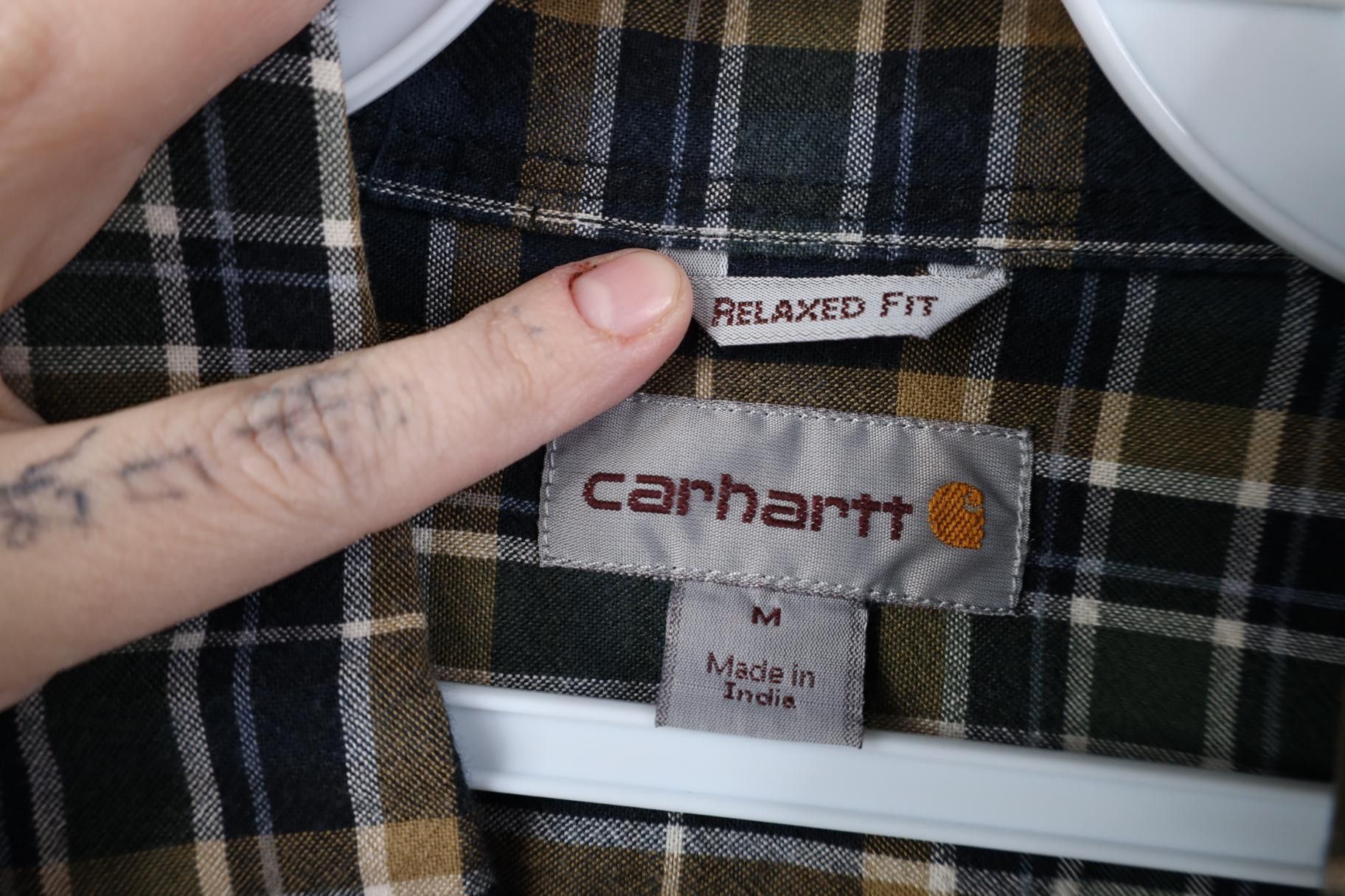 Carhartt Vintage Carhartt Flannel Collared Button Down Shirt Plaid Size US M / EU 48-50 / 2 - 8 Thumbnail