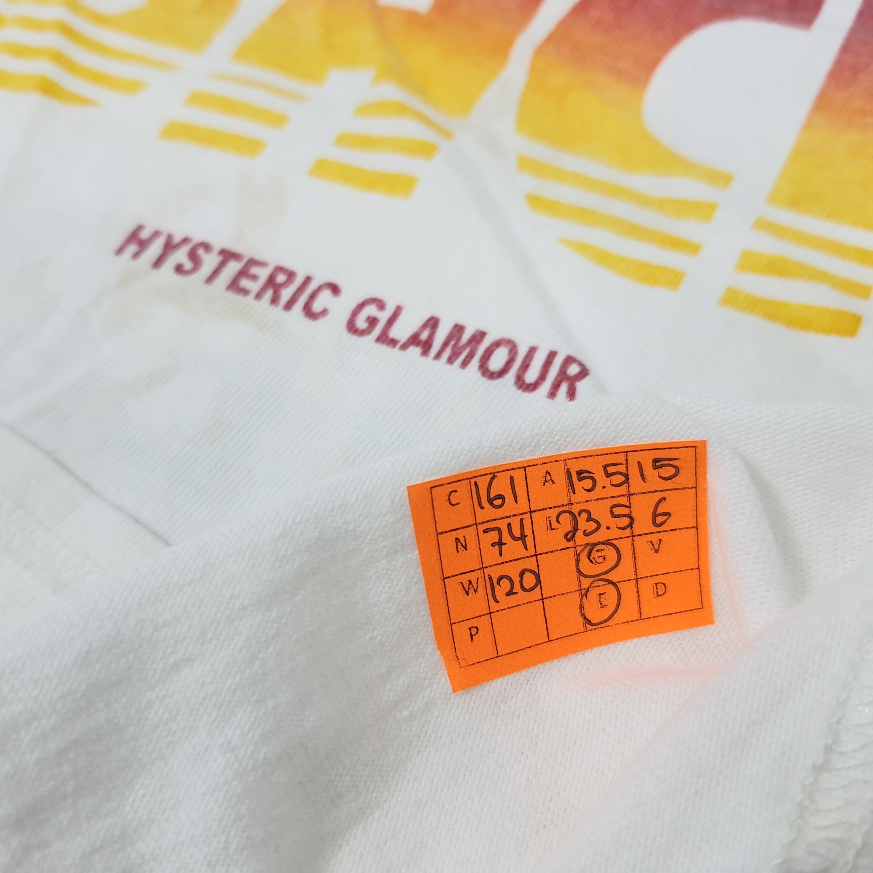 Hysteric Glamour Vintage Hysteric Glamour Japan Laid Back Custom Logo T-shirt Size XS / US 0-2 / IT 36-38 - 7 Thumbnail