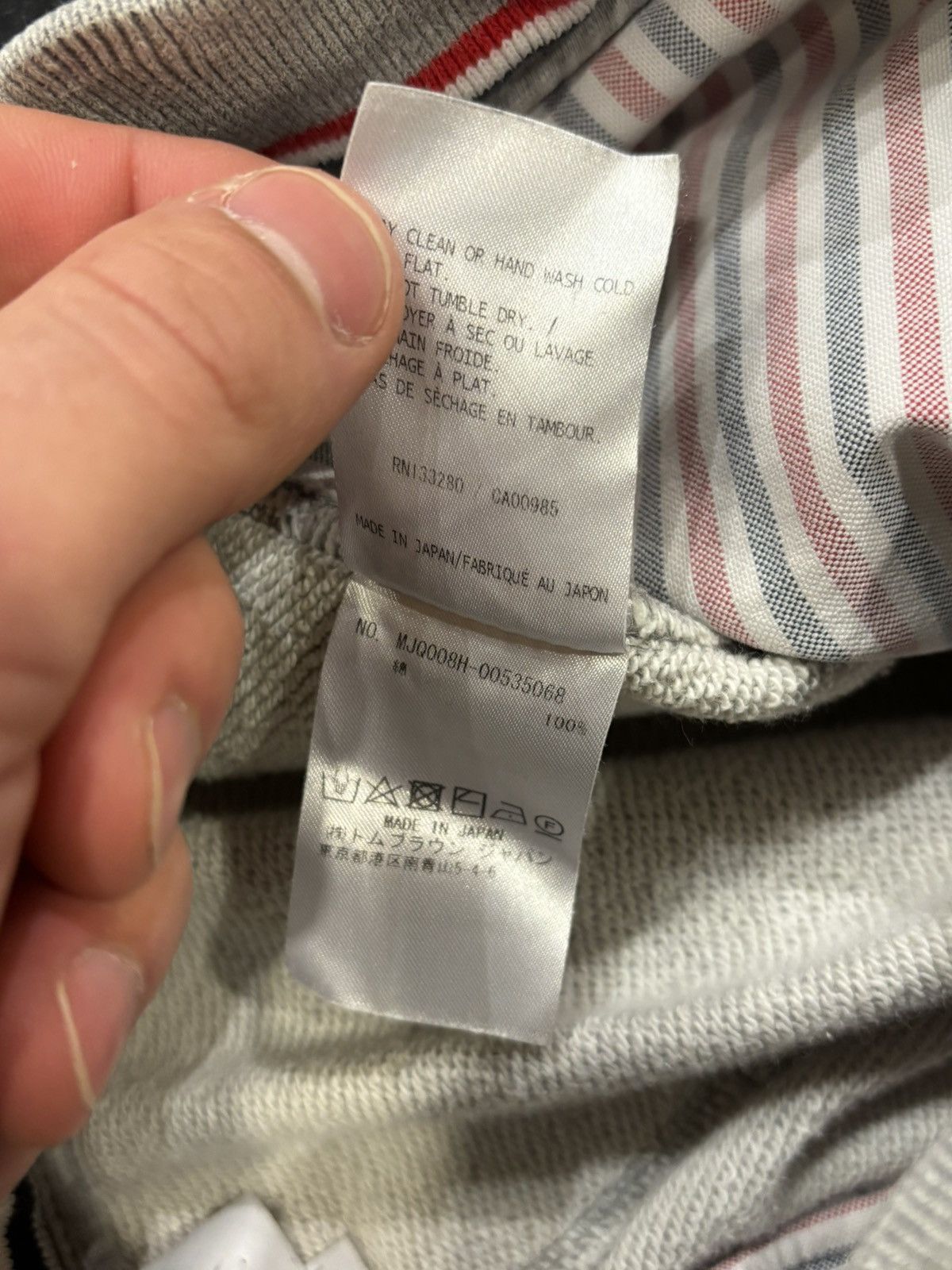 Thom Browne Thom Browne 4 Bar Sweatpants - Grey Size US 28 / EU 44 - 7 Thumbnail