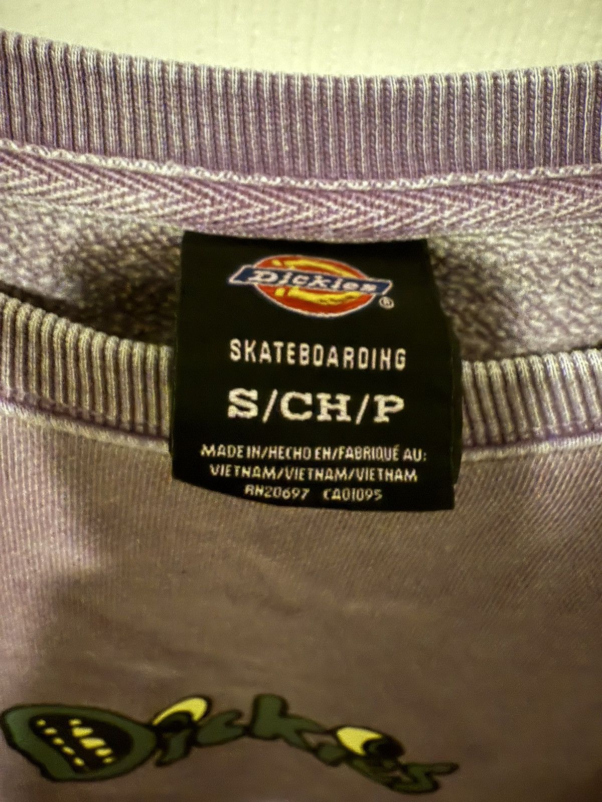 Dickies Vintage Purple Dickies Graphic Crewneck Swearshirt Size US S / EU 44-46 / 1 - 2 Thumbnail