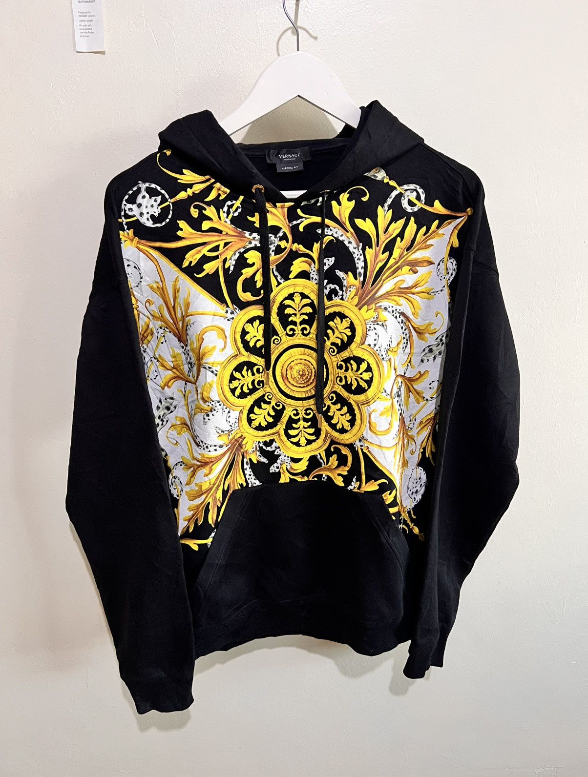 Versace VERSACE BAROCCO ACANTHUS HOODIE Size US S / EU 44-46 / 1 - 1 Thumbnail