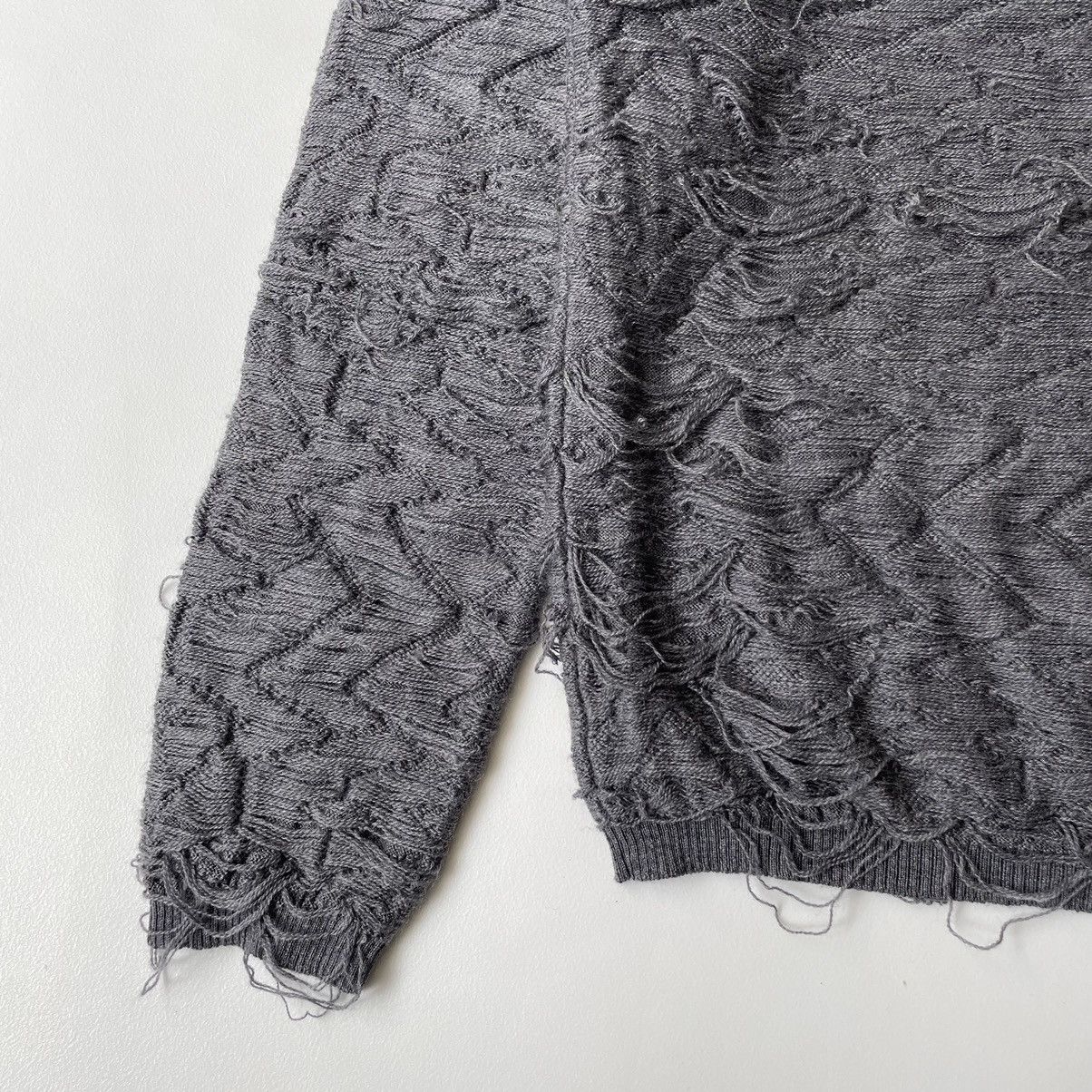Maison Margiela A/W 10 ‘Destroyed Slouch Neck’ Knit Sweater Size M / US 6-8 / IT 42-44 - 10 Thumbnail