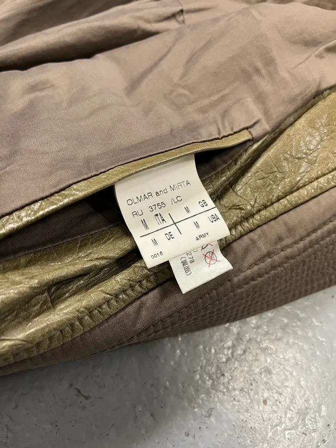 Rick Owens AW2004 Rick Owens Cargo Pocket Khaki Leather Jacket Size US M / EU 48-50 / 2 - 11 Thumbnail