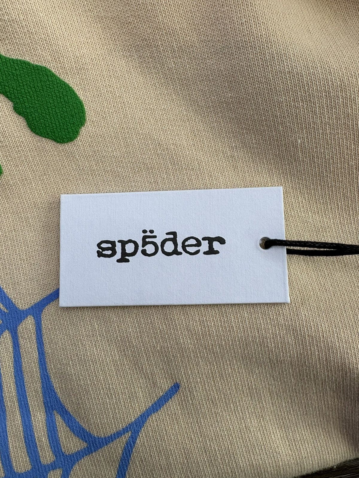Sp5der Sp5der OG “Web” V2 Hoodie (Cream) Size US M / EU 48-50 / 2 - 5 Thumbnail