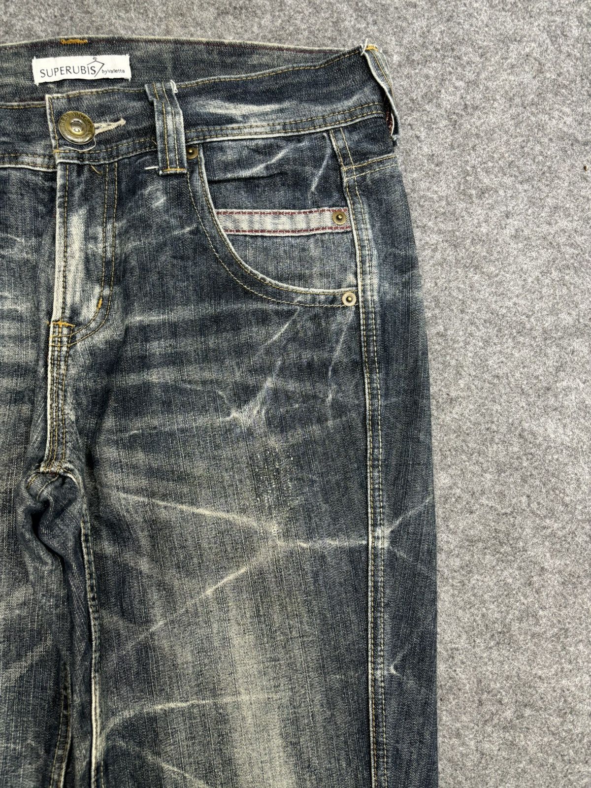 Seditionaries 💥Crazy Fades Superubis Valetta Mild Denim F565 Size US 32 / EU 48 - 3 Thumbnail