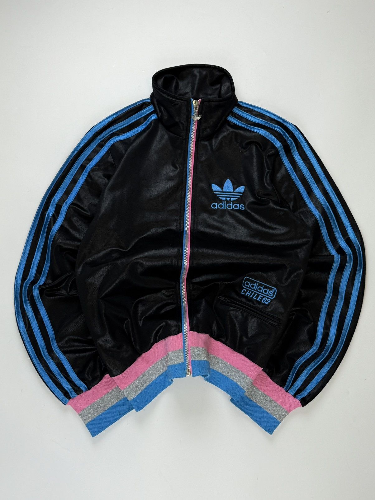 Adidas Adidas Chile 62 vintage y2k three stripes zipped sweatshirt Size S / US 4 / IT 40 - 1 Thumbnail