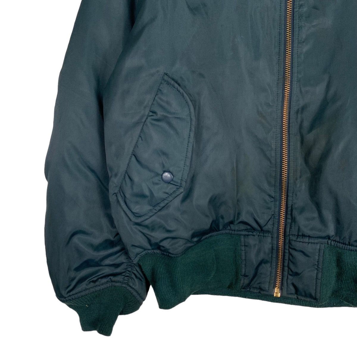 Vintage MACHOPE Air Force MA-1 Bomber Flight Jacket #0863-C39 Size US L / EU 52-54 / 3 - 3 Thumbnail