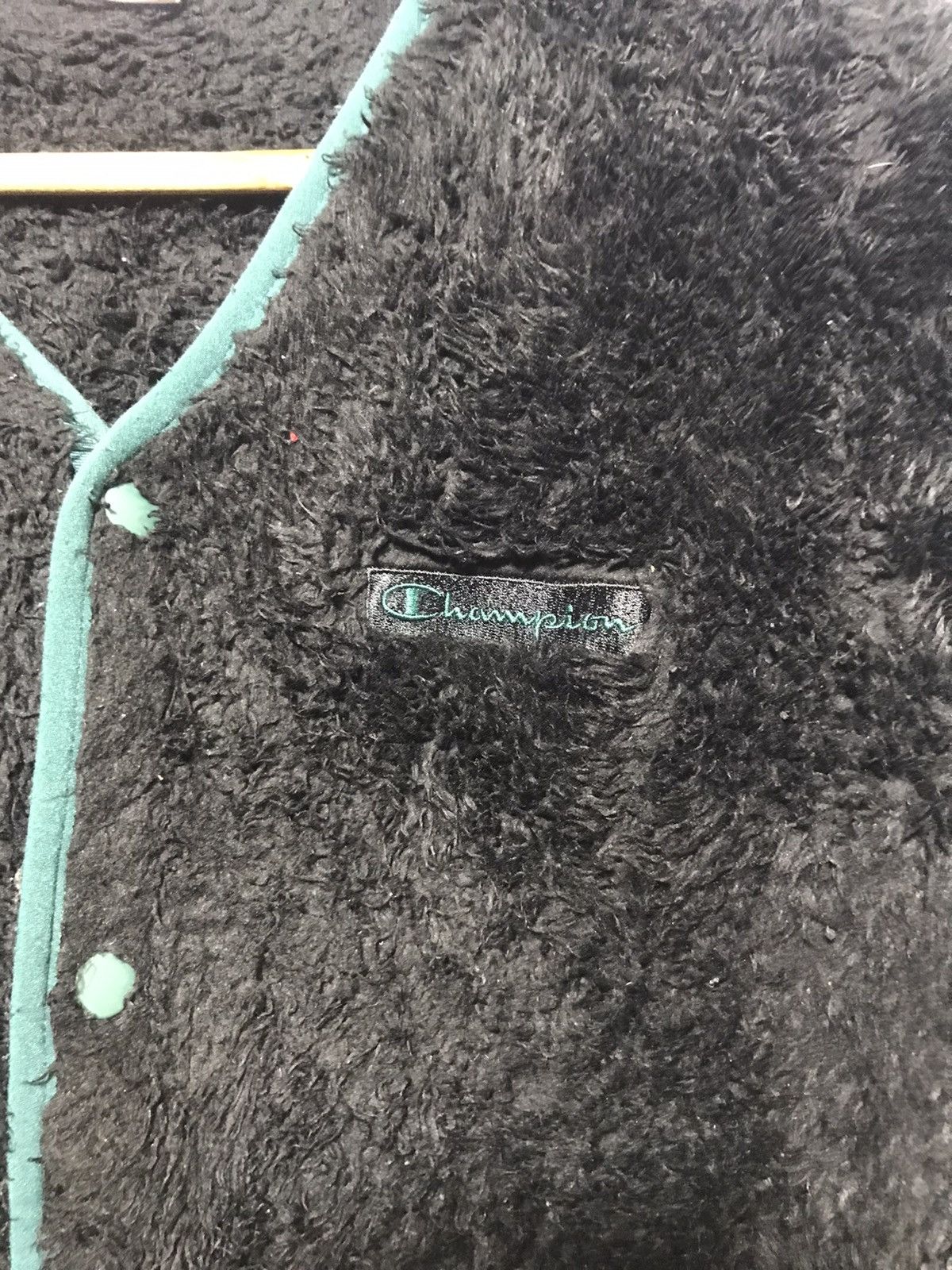 Champion × Vintage Cardigan Champion Mohair Sweater Small Size Size S / US 4 / IT 40 - 4 Thumbnail
