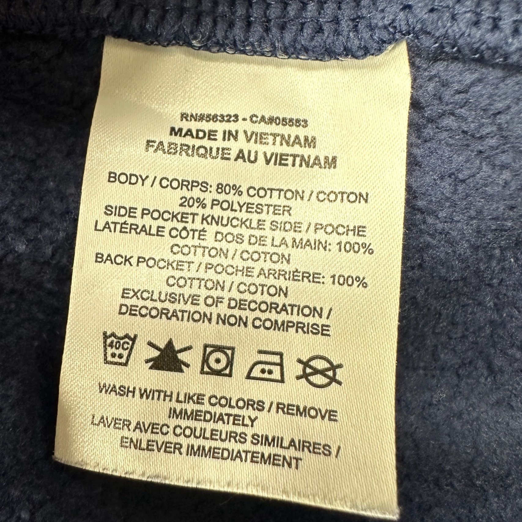 Nike Nike Pants Mens M Blue Navy Jogger Sweat Fleece Swoosh Drawstring Cotton Blend Size US 31 - 4 Thumbnail