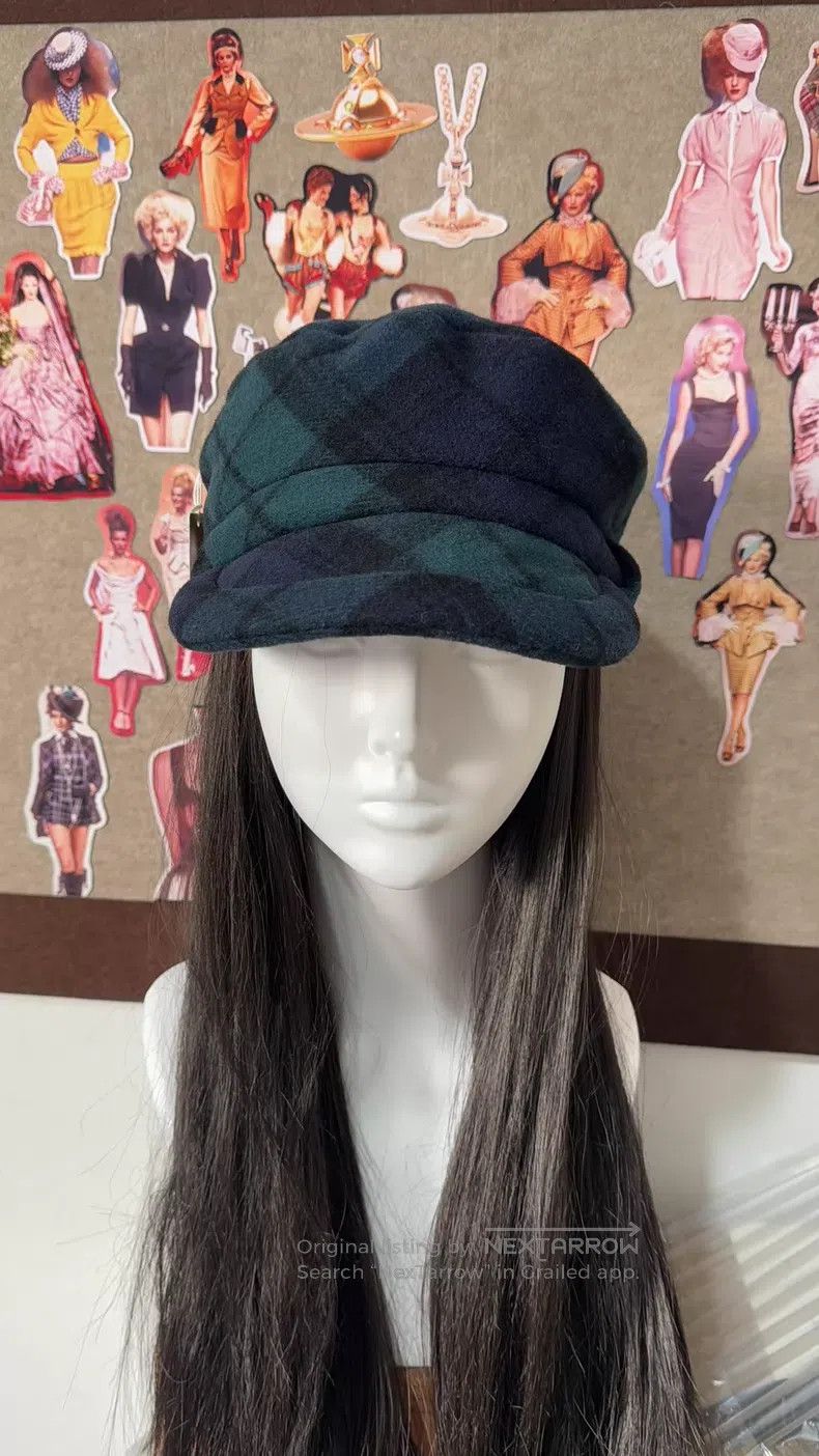 Vivienne Westwood Vivienne Westwood Out-of-Print Plaid Newsboy Cap Size ONE SIZE - 3 Thumbnail