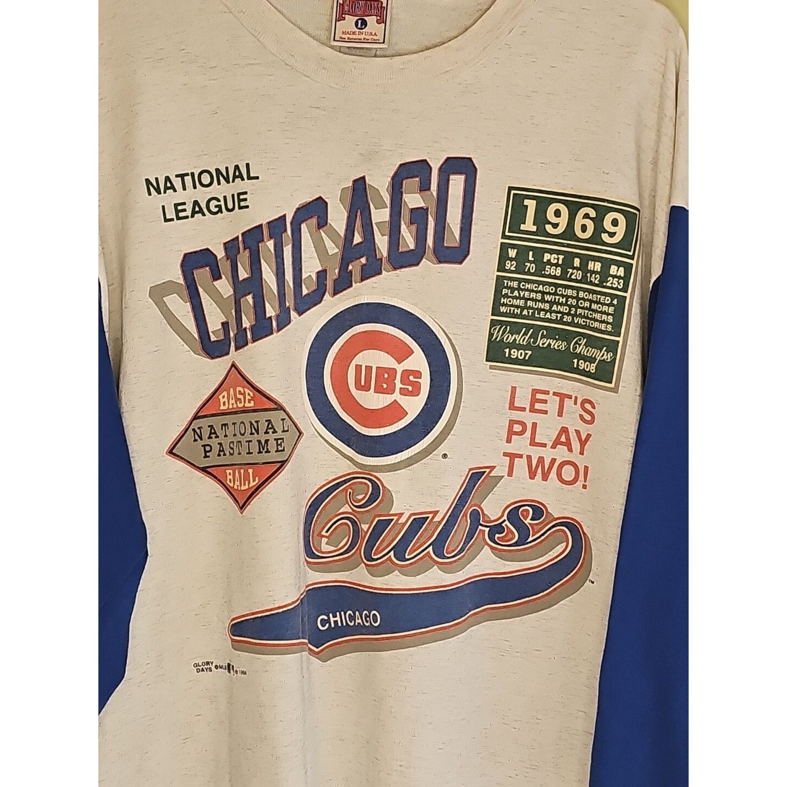 These Glory Days VTG 90s Chicago Cubs Wrigley Field T-Shirt Glory Days Men L Size US L / EU 52-54 / 3 - 2 Thumbnail