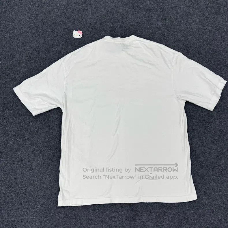 Balenciaga White Handwritten Signature Short Sleeve