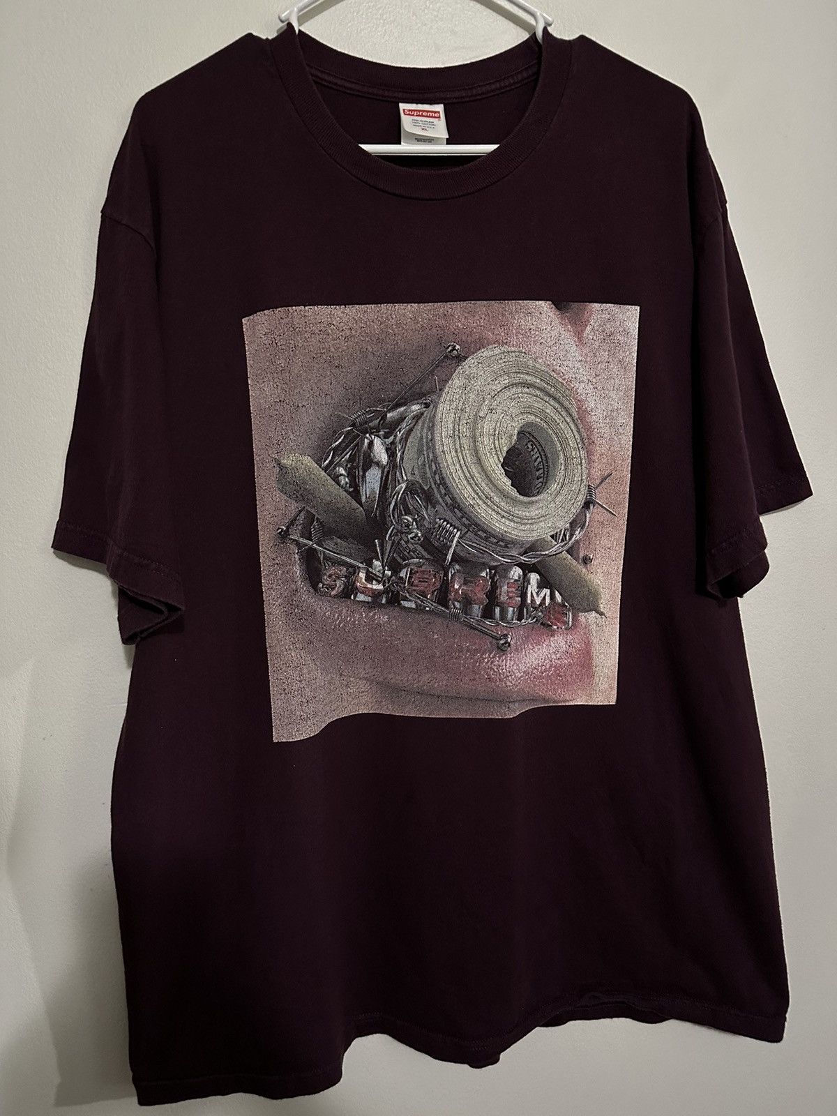 Supreme Supreme Braces Tee Size US XL / EU 56 / 4 - 1 Thumbnail