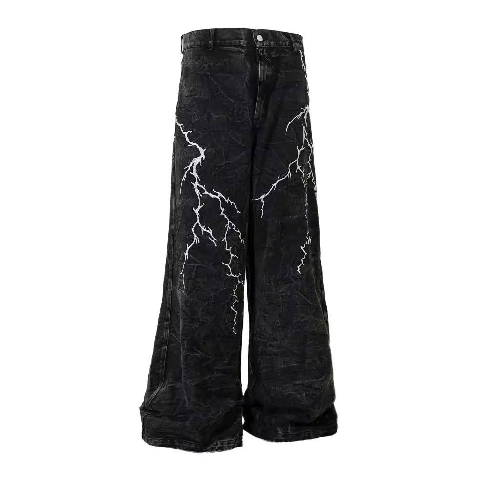 Japanese Brand × Vintage casual baggy high-waisted jeans. Size US 36 / EU 52 - 2 Thumbnail