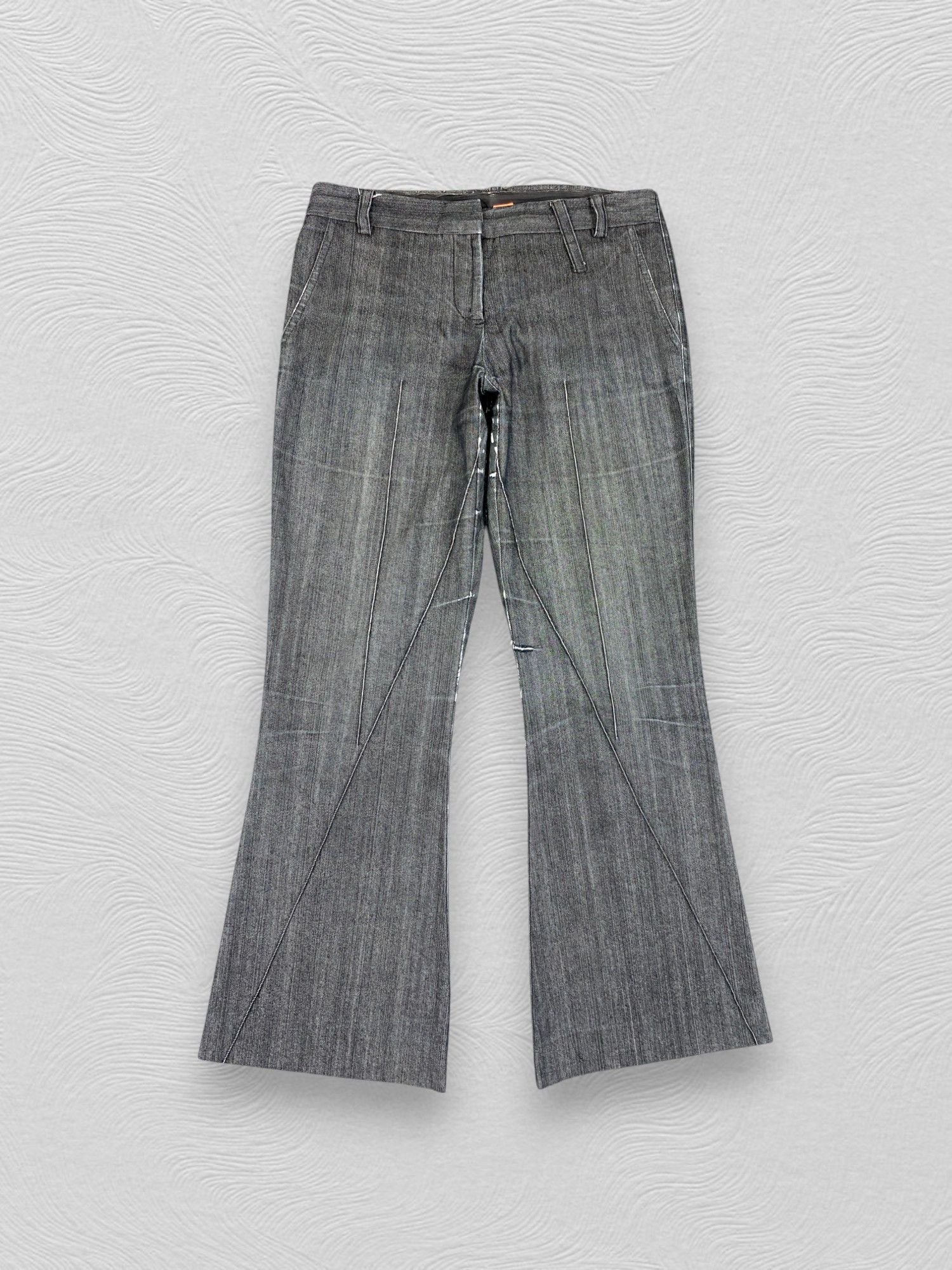 If Six Was Nine Japanesse Flare Low Rise Pants -CP279 Size US 30 / EU 46 - 1 Thumbnail