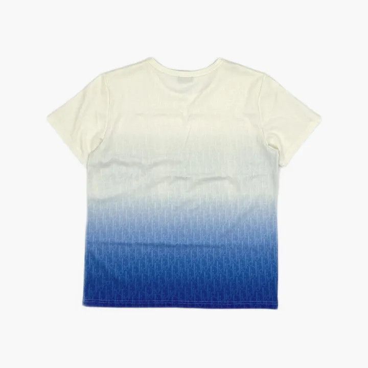 Dior Dior Dior Degrade Oblique Cotton T-Shirt for Men and Women Size US XL / EU 56 / 4 - 2 Thumbnail