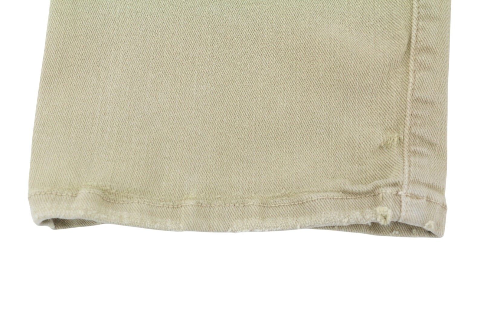 R13 BOY STRAIGHT 30 Khaki Stretch Faded Ankle Casual 86284 Size 30" / US 8 / IT 44 - 14 Thumbnail