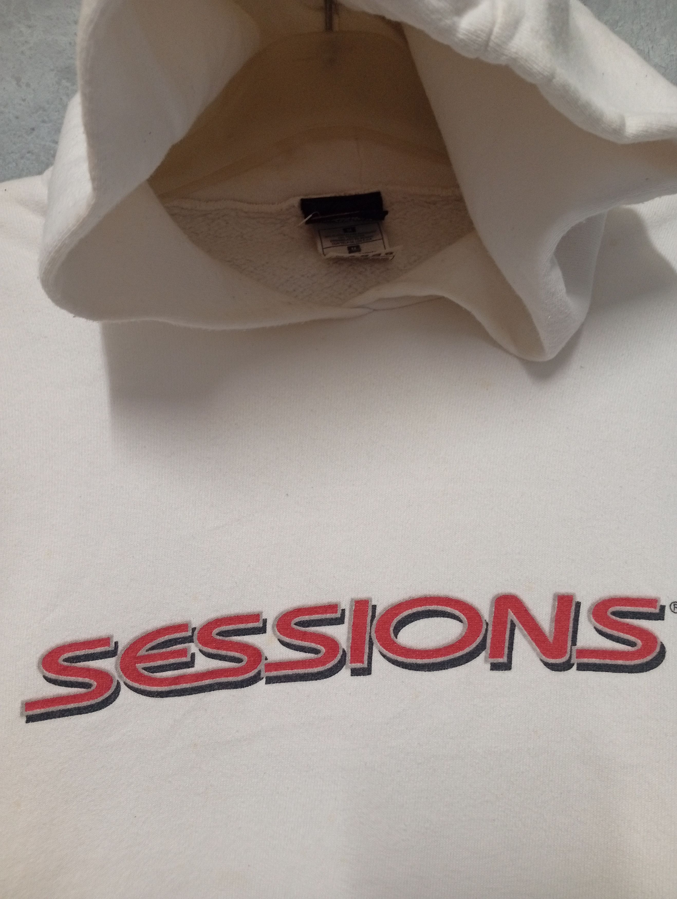 Other VINTAGE 90s SESSIONS SKATEBOARDING HOODIE Size US M / EU 48-50 / 2 - 2 Thumbnail
