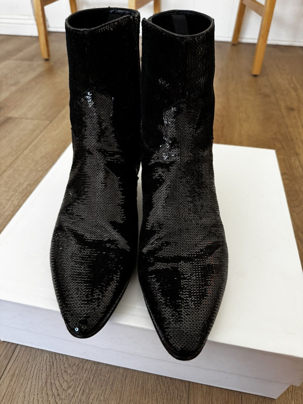 Celine Rare Sequins Jacno Boots Size US 10 / EU 43 - 3 Thumbnail