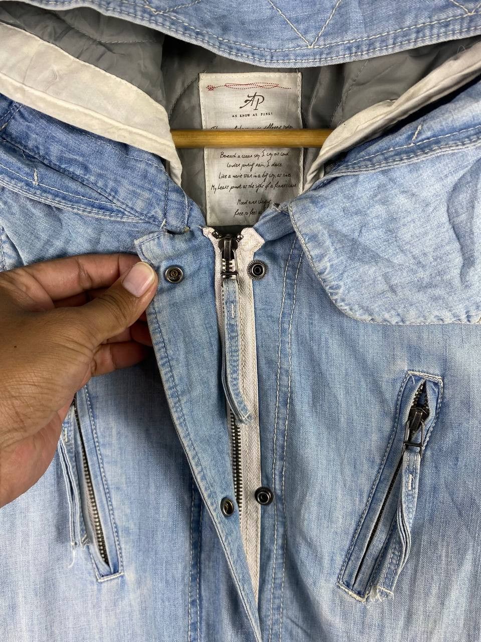 Japanese Brand japanese brands denim parka quilted lining nice design Size US M / EU 48-50 / 2 - 5 Thumbnail