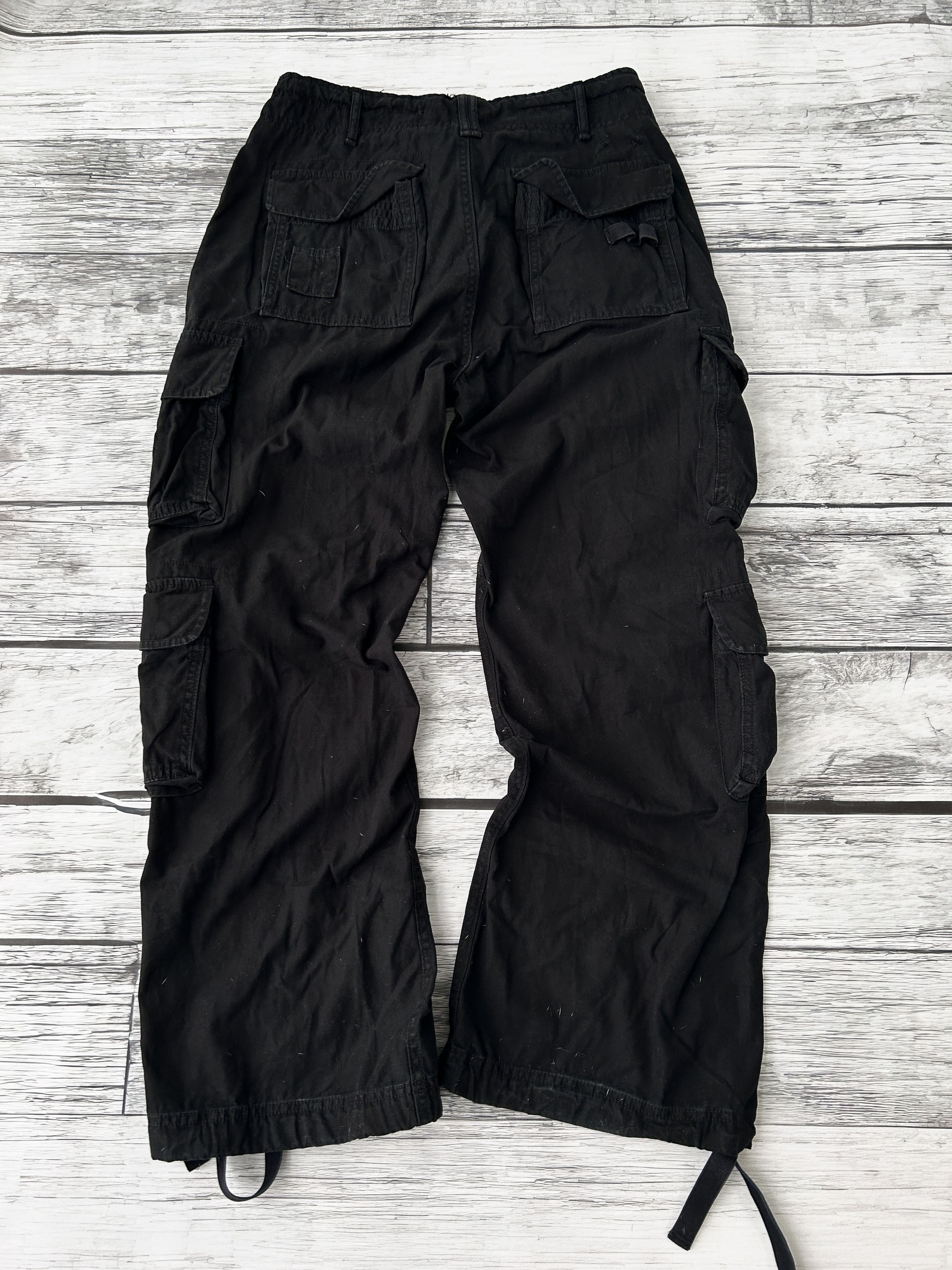 Vintage Vintage Flared Balenciaga Style Bondage Cargo Pants Size US 32 / EU 48 - 5 Thumbnail