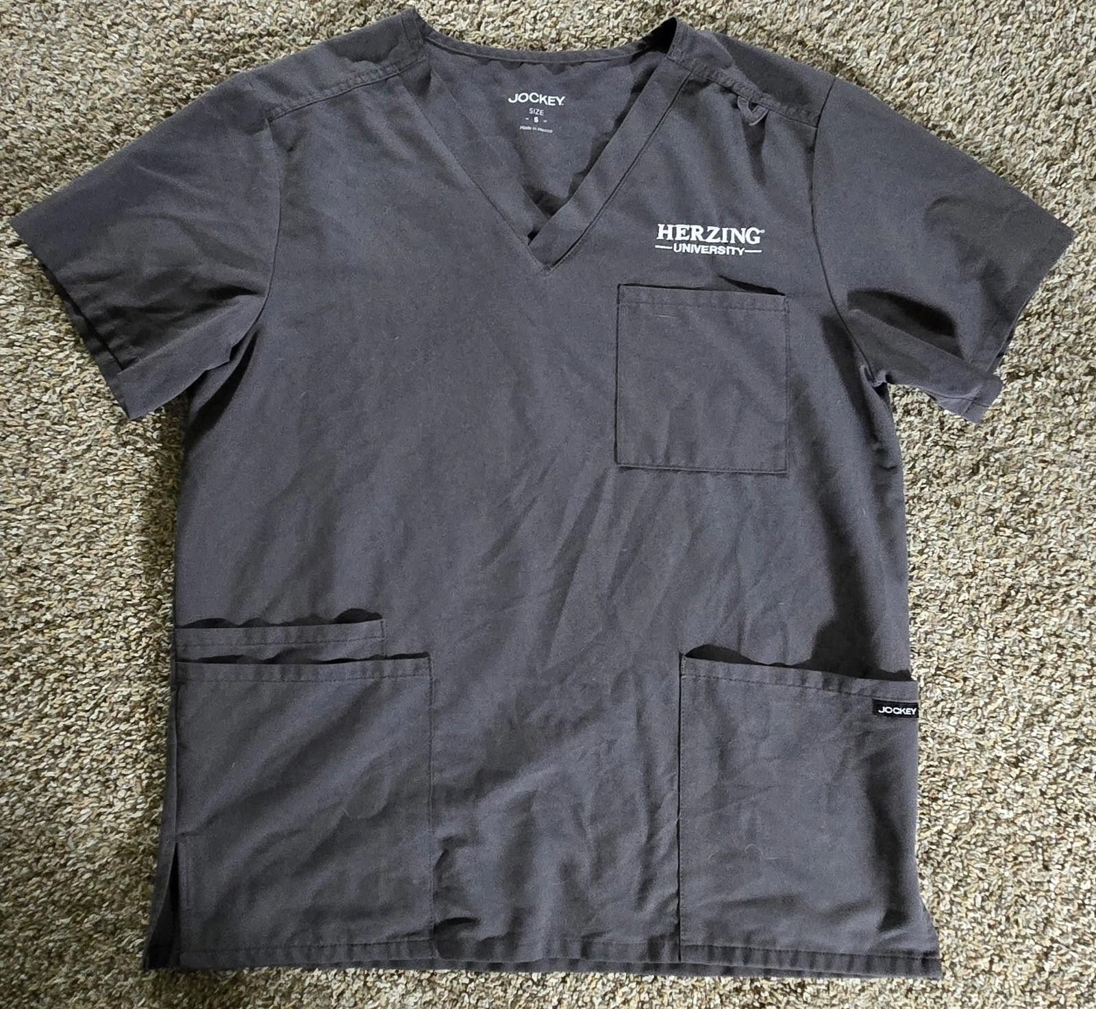 Jockey Herzing University Gray Jockey Nursing Scrub Size Small Size ONE SIZE - 1 Thumbnail