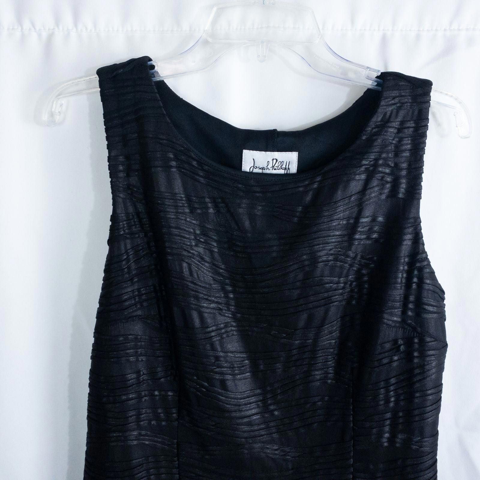 Other Joseph Ribkoff Vintage Black Pleated Dress Womens 10 Small Size S / US 4 / IT 40 - 3 Thumbnail