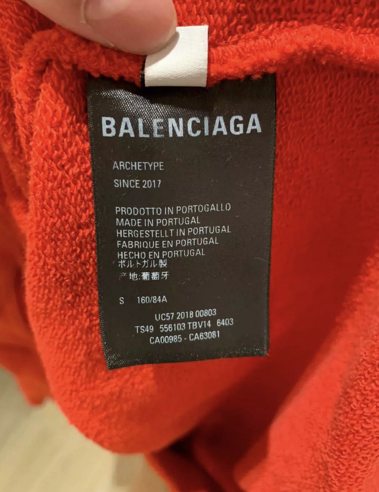Balenciaga Balenciaga letter wave print loose hooded sweatshirt2412- Size US S / EU 44-46 / 1 - 6 Thumbnail