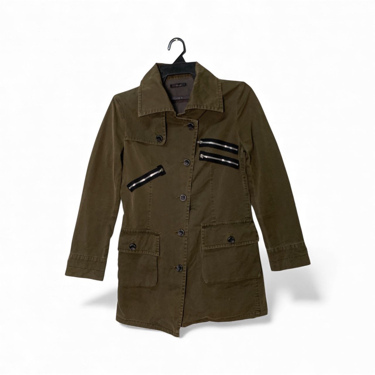 Japanese Brand Rare Design Accuse Army Style Parkas Size S / US 4 / IT 40 - 1 Thumbnail