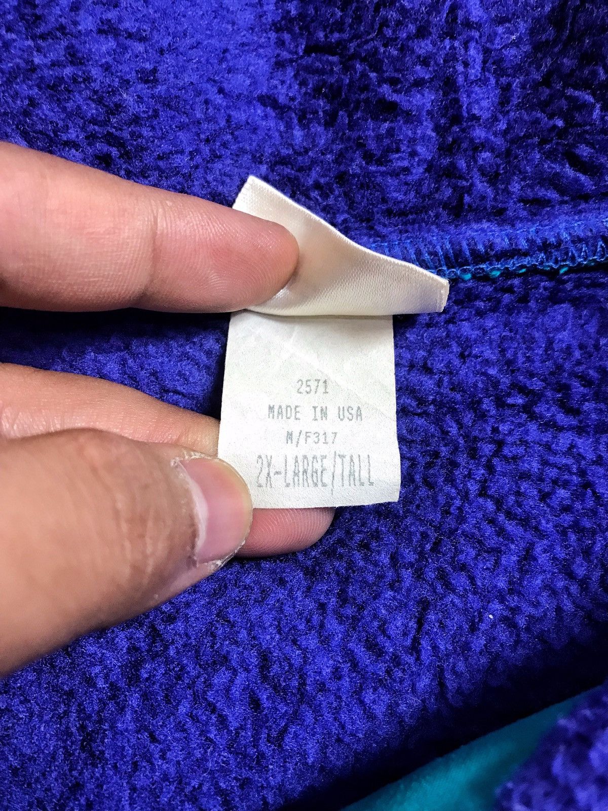 L.L. Bean × Vintage 90s L.L.Bean Vintage Heavyweight Fleece Jacket Size US XXL / EU 58 / 5 - 4 Thumbnail