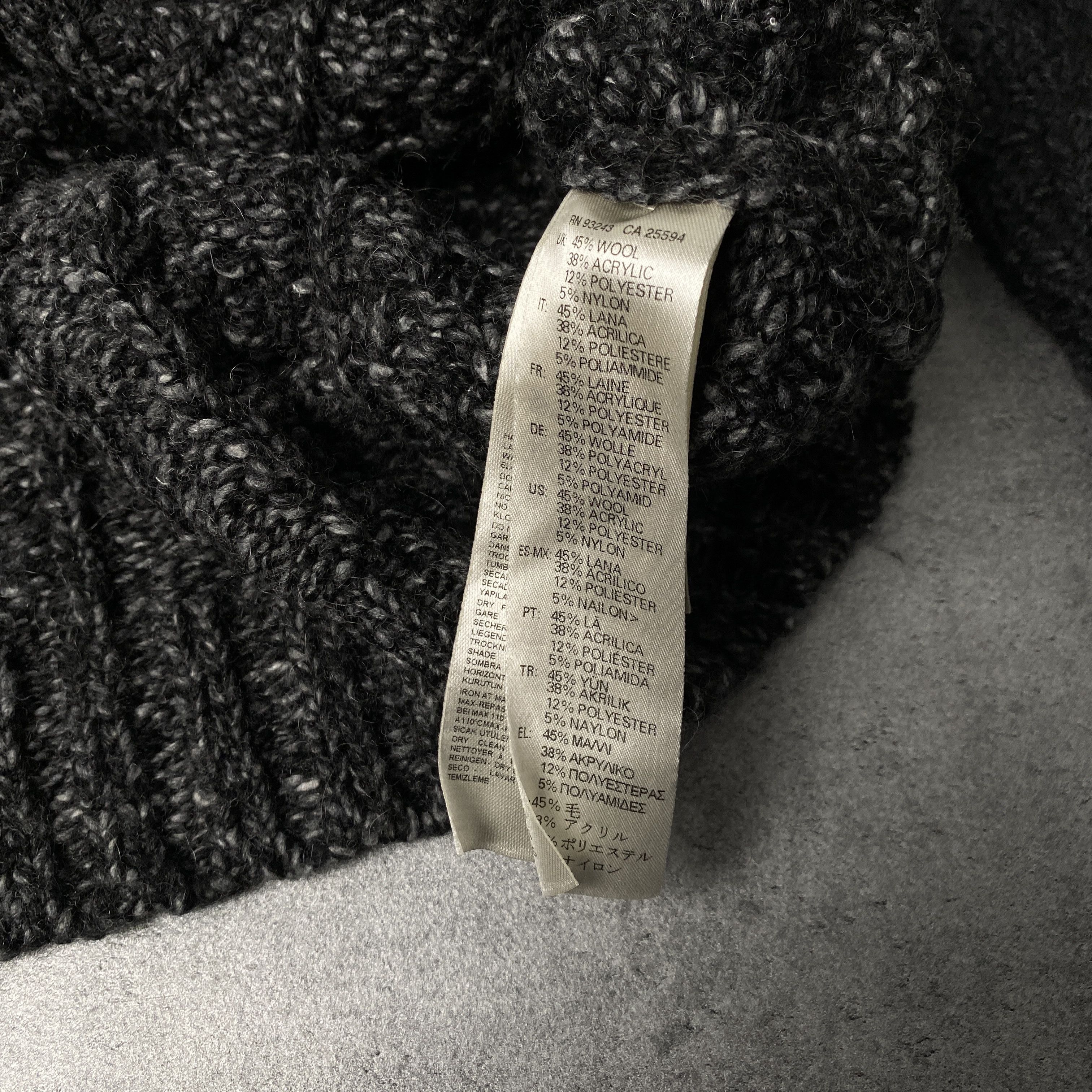 Diesel Diesel dark grey sweater size - XL Size US XL / EU 56 / 4 - 9 Thumbnail