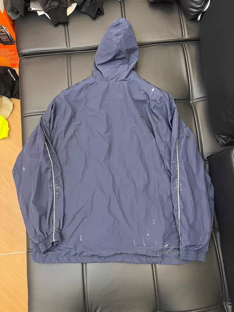 Balenciaga Balenciaga Single Ring Loop Splatter School Jacket Size US XS / EU 42 / 0 - 2 Thumbnail