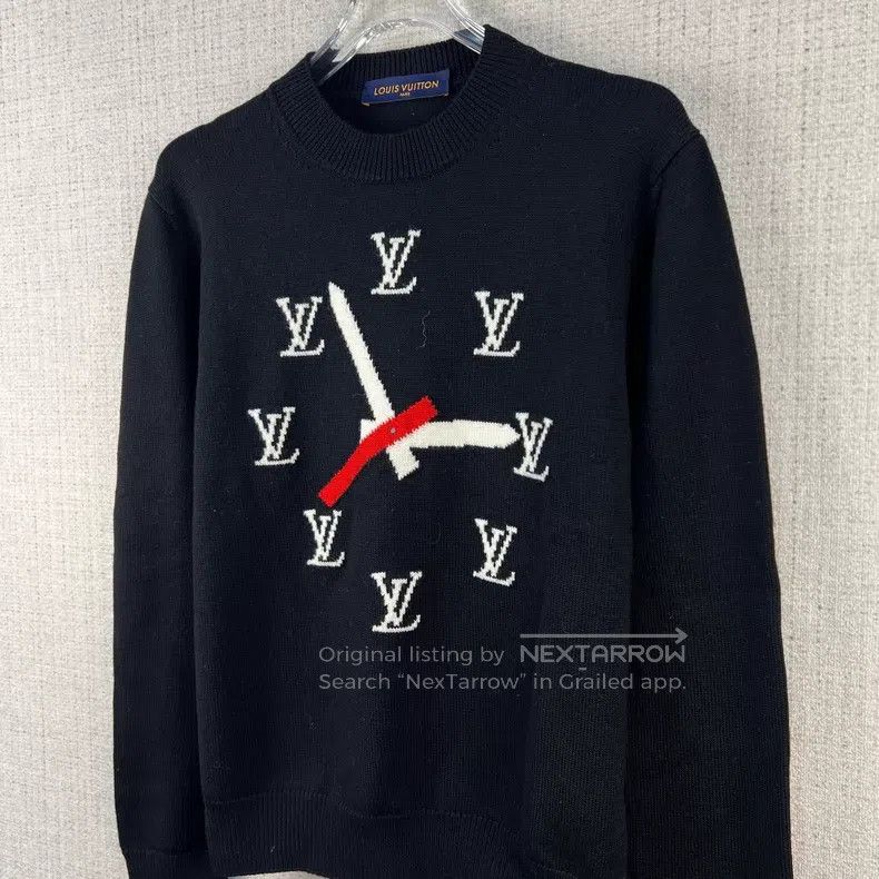 Louis Vuitton Louis Vuitton SS23 clock patterned intarsia pullover long Size US S / EU 44-46 / 1 - 2 Thumbnail
