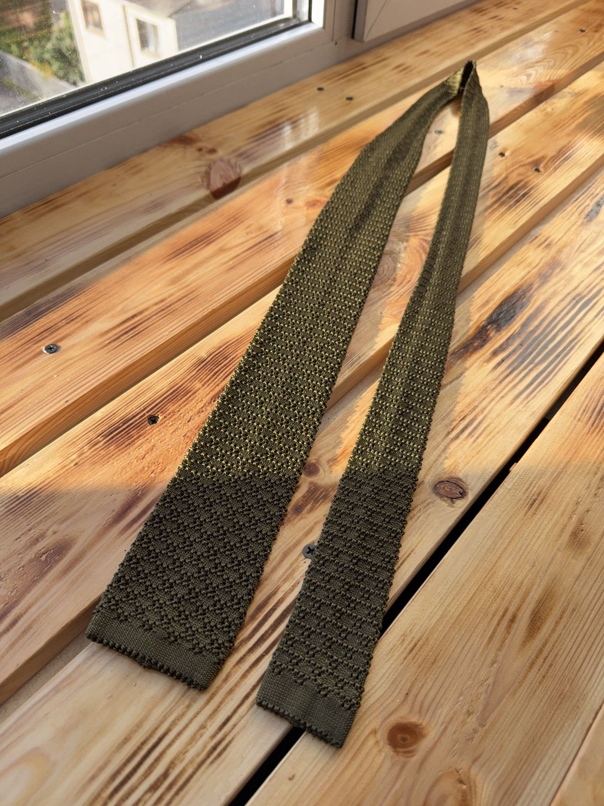 Japanese Brand Archive Retro Luxury Vintage Kapital Yohji Style Knit Tie Size ONE SIZE - 2 Thumbnail