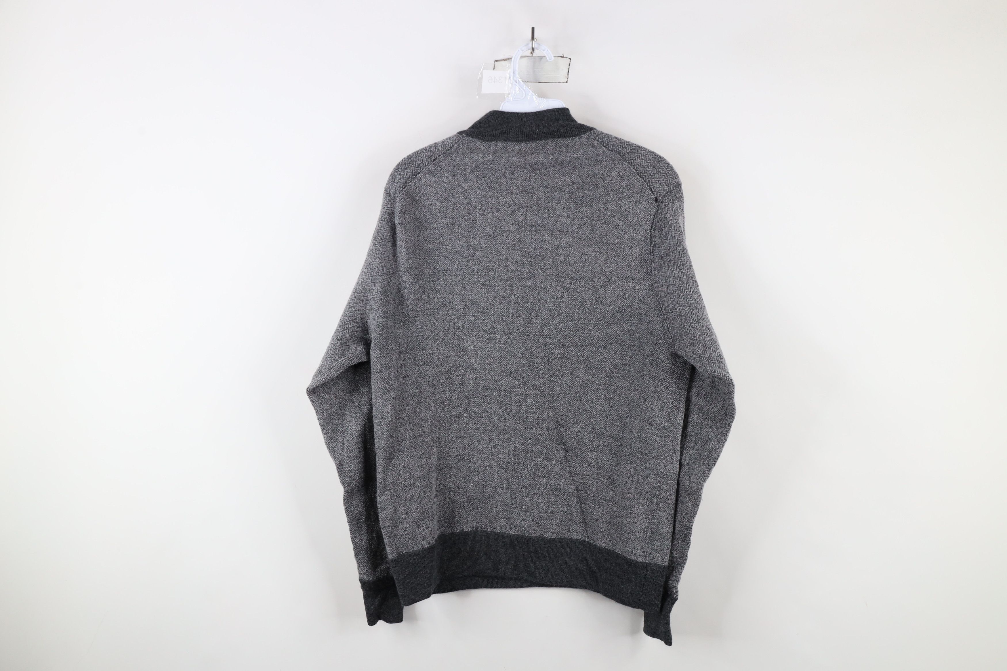 Peter Millar × Vintage Peter Millar Herringbone Wool Knit Half Zip Pullover Sweater Size US S / EU 44-46 / 1 - 8 Thumbnail
