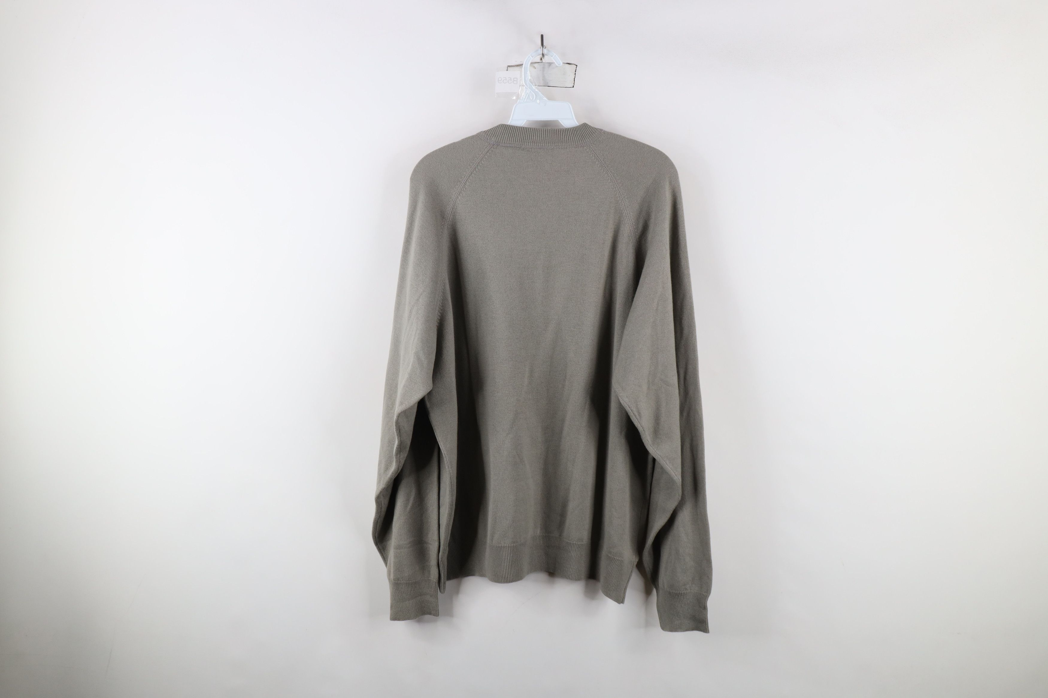 Vintage Vintage 90s Streetwear Silk Cashmere Blend Knit Sweater Gray Size US XL / EU 56 / 4 - 7 Thumbnail