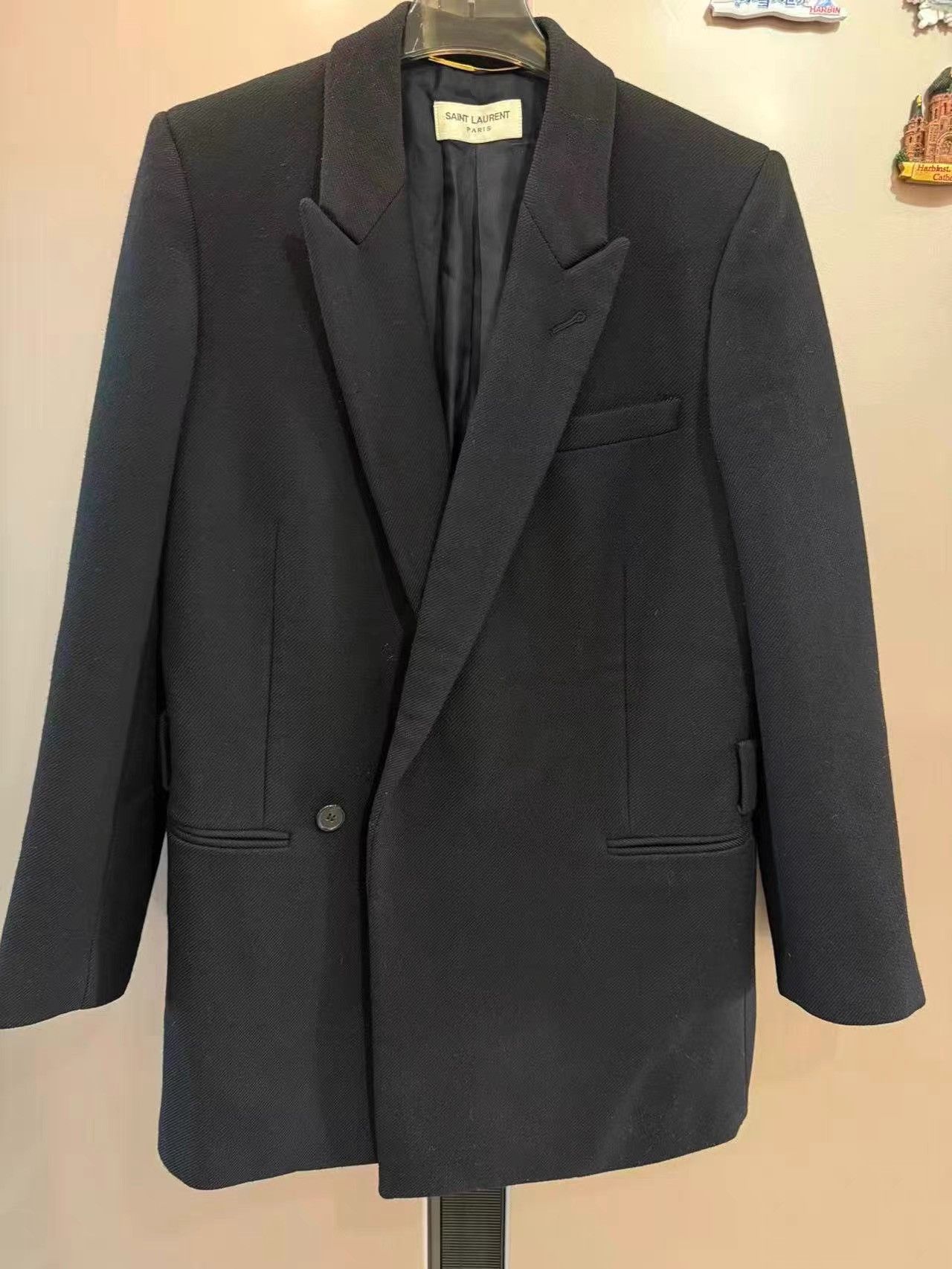 Saint Laurent Paris SAINT LAURENT Black Blazer K31 Size US XS / EU 42 / 0 - 1 Thumbnail