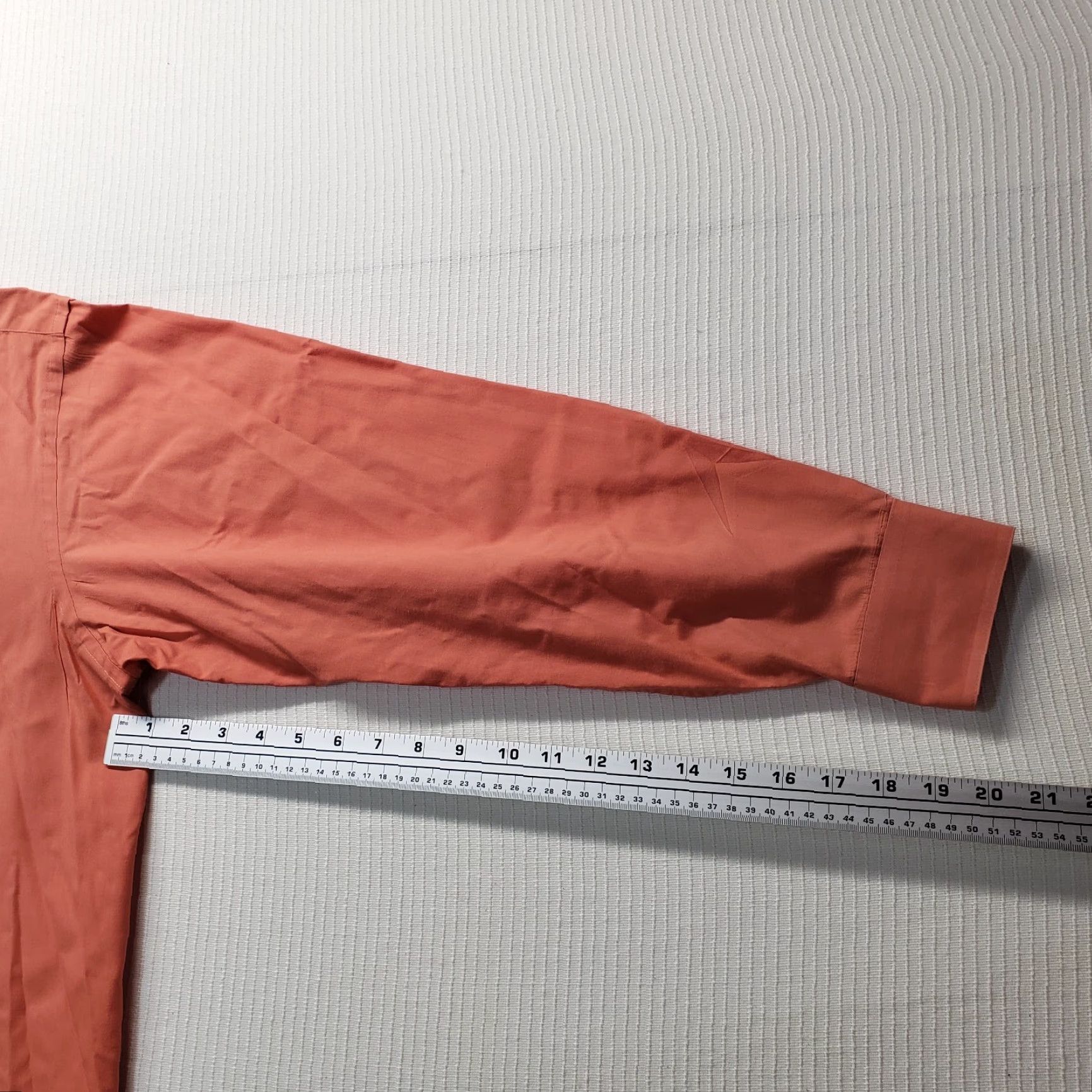 Alexander Julian Alexander Julian Shirt Mens Large 16 16.5 Orange Solid Button-Up Dress Color Orange 90s? (not include decade unless in info) Size 46R - 5 Thumbnail