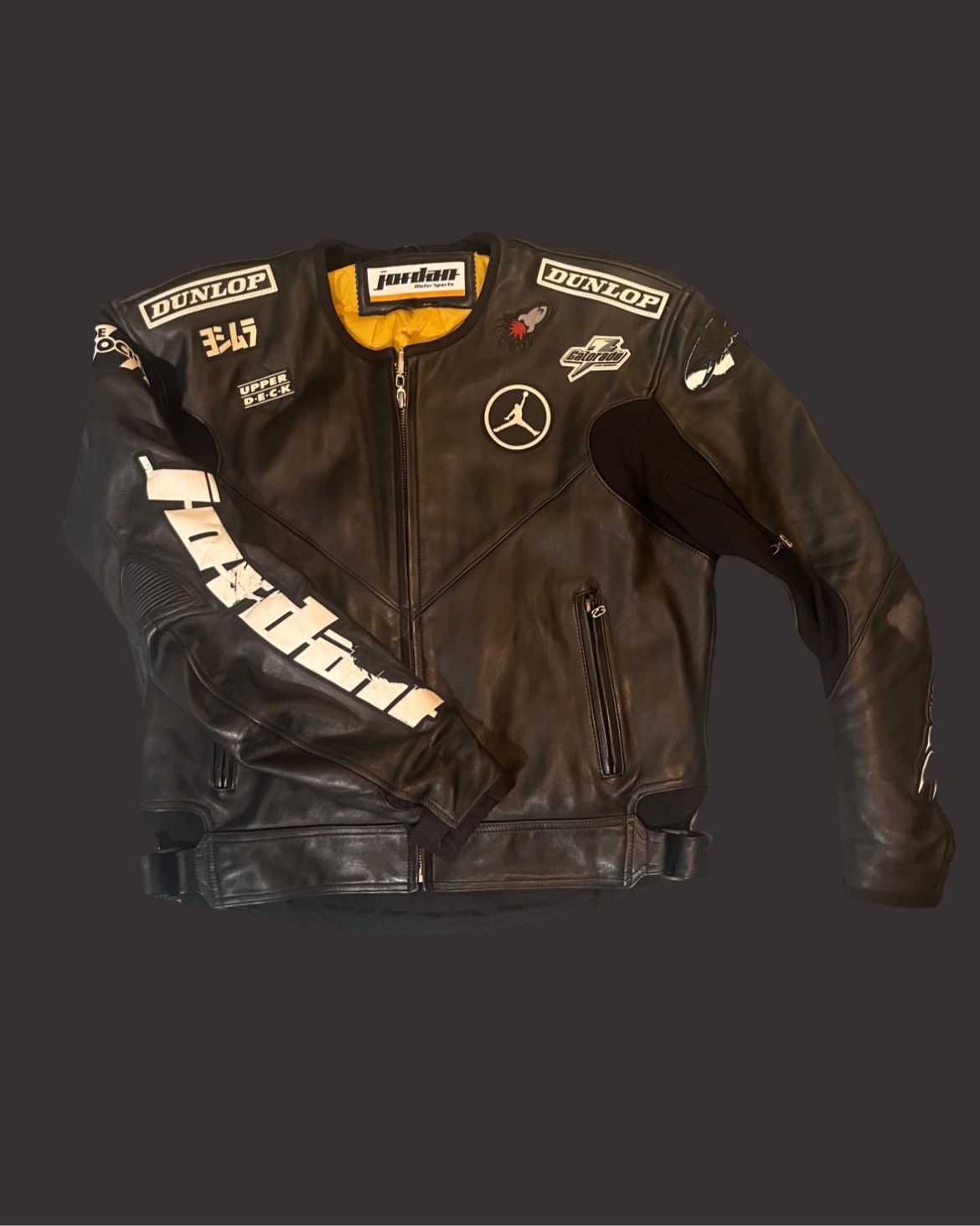 Jordan Brand MICHAEL JORDAN LEATHER MOTORCYCLE JACKET Size US M / EU 48-50 / 2 - 1 Thumbnail