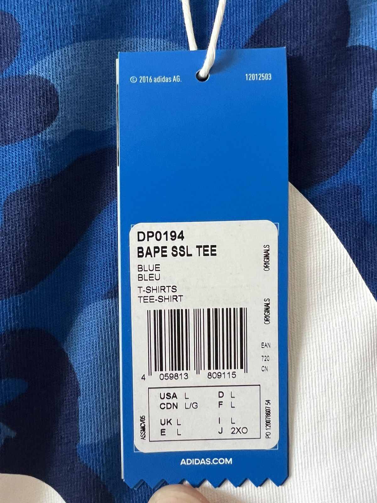 Adidas × Bape Bape x Adidas Adicolor Track Top Size US L / EU 52-54 / 3 - 5 Thumbnail
