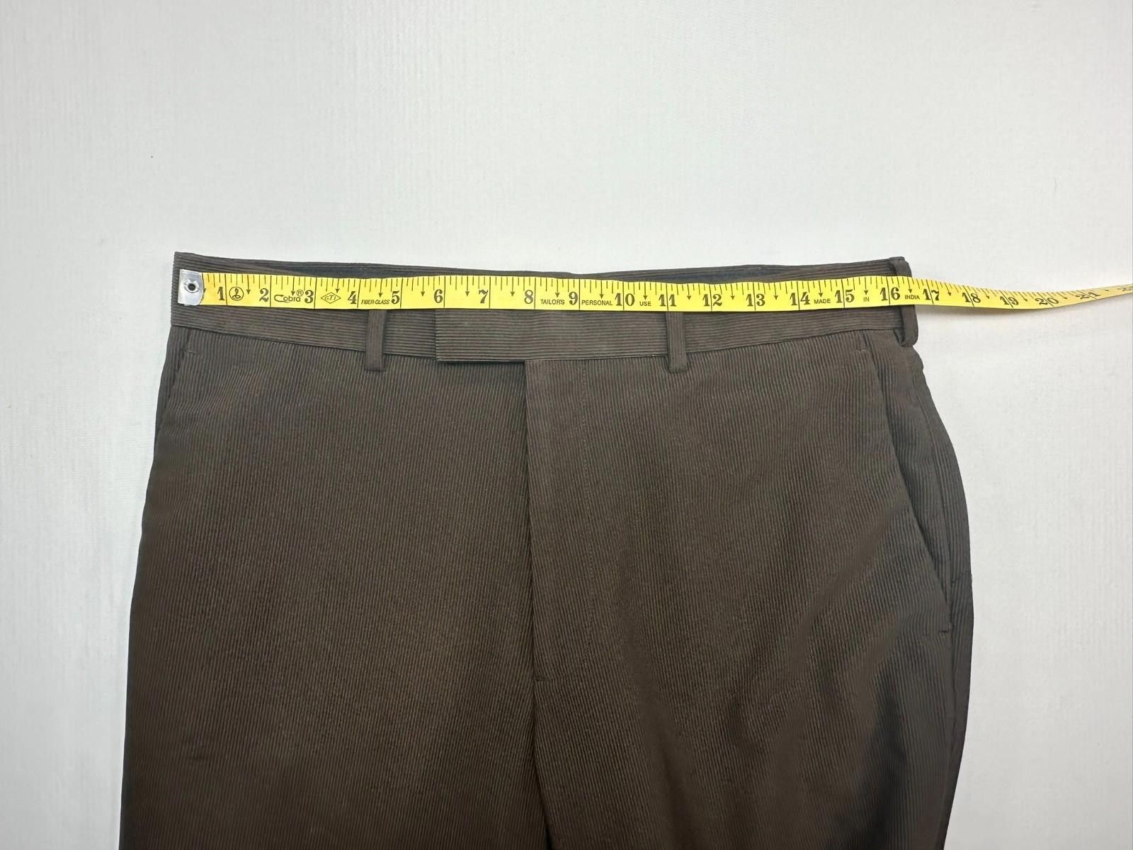 Axist A(x)ist Flat Front Straight Leg Corduroy Chinos Brown 32/32 Size US 32 / EU 48 - 3 Thumbnail