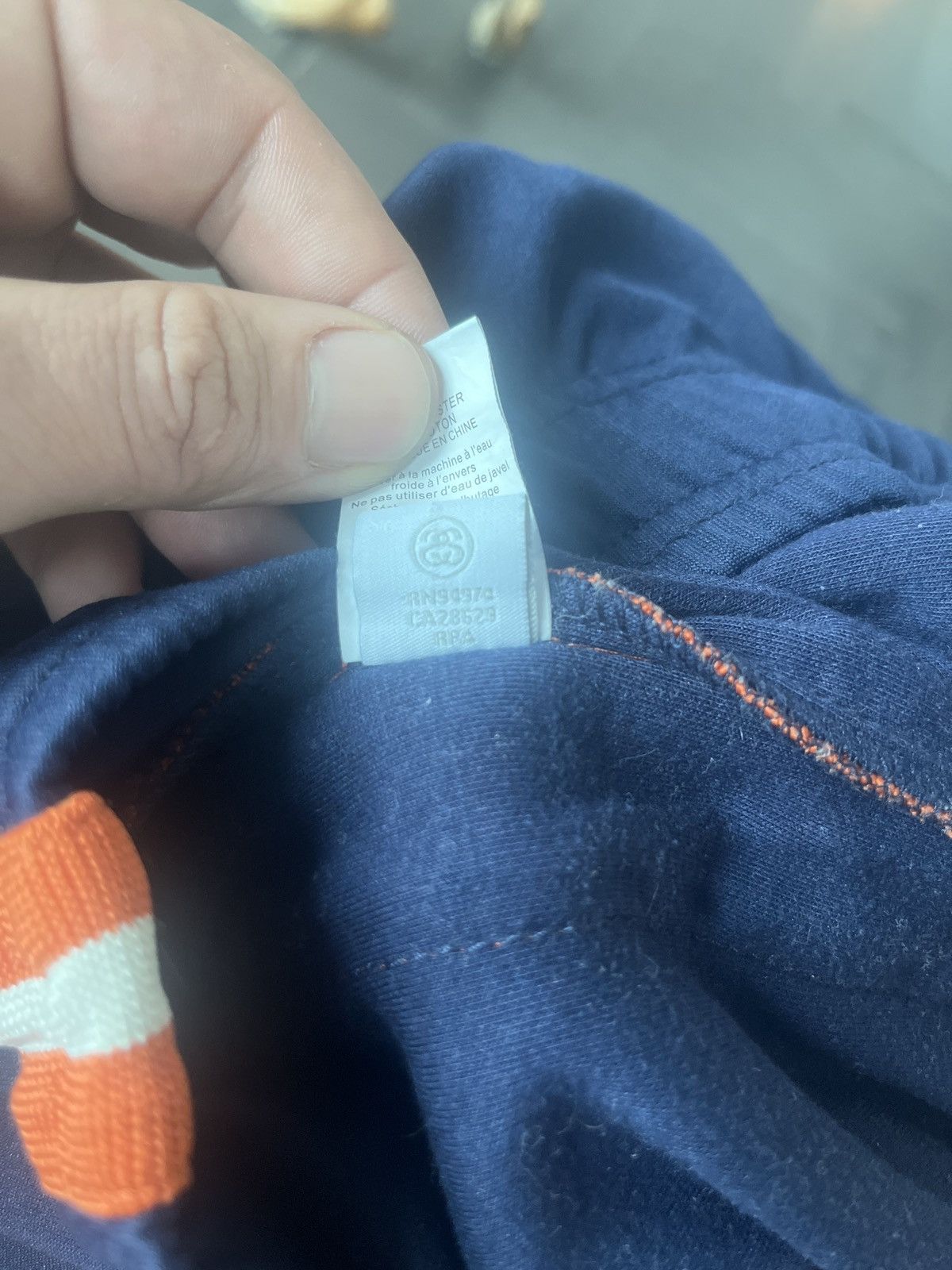 Stussy blue orange strip jogger Size US 33 - 5 Thumbnail