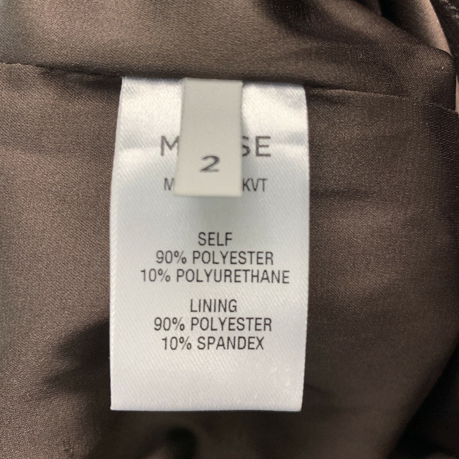 MONSE MONSE Size 2 Brown Polyester Blend Gown Size XS / US 0-2 / IT 36-38 - 7 Thumbnail