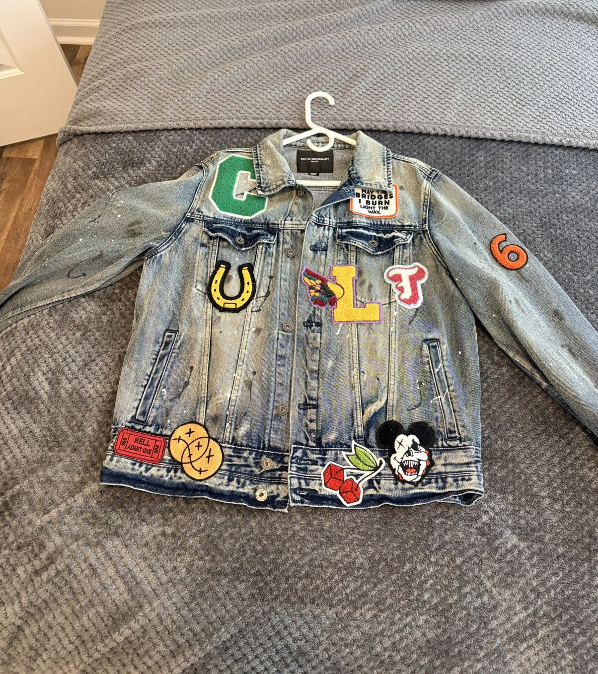 Cult Of Individuality Cult of Individuality Denim Jacket |Primo Blue| Retail $450 Size US XL / EU 56 / 4 - 1 Thumbnail