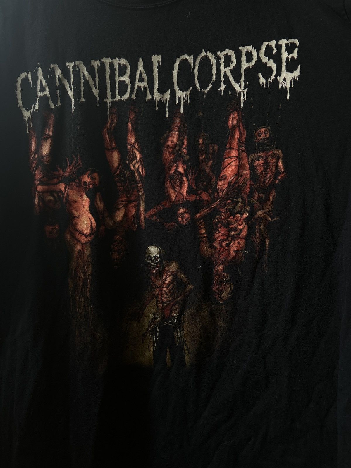 Gildan Cannibal Corpse Europe Tour 2012 Vintage "European Torture" Size US XL / EU 56 / 4 - 3 Thumbnail